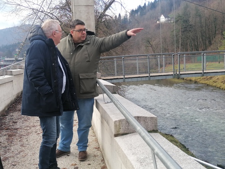 Minister Jože Novak danes obiskal Idrijo