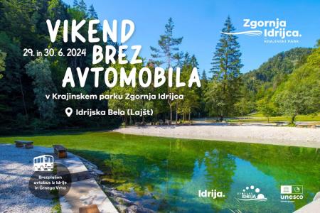 Vikend brez avtomobila v Krajinskem parku Zgornja Idrijca